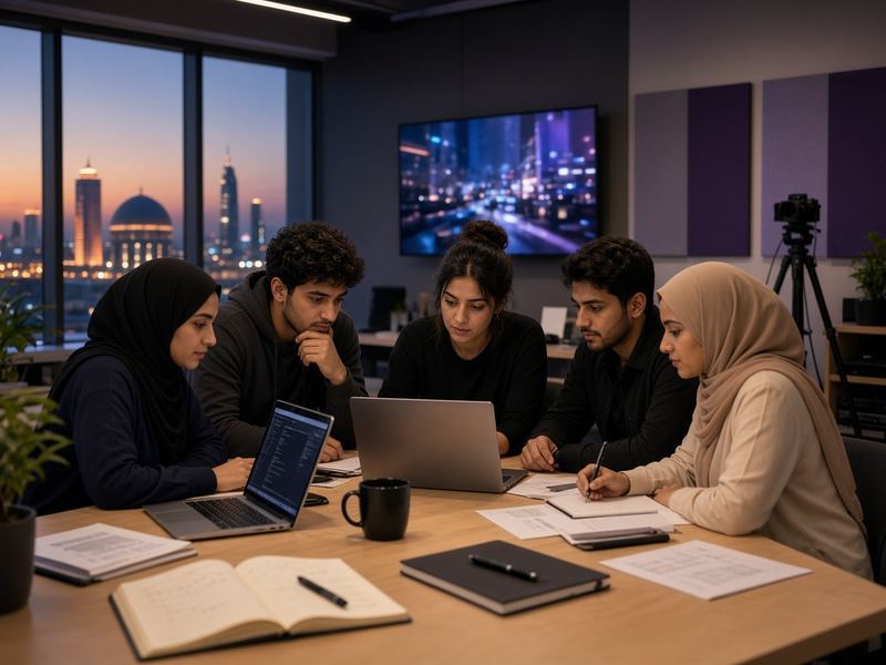 Evening labs at Anidryanke Newsroom